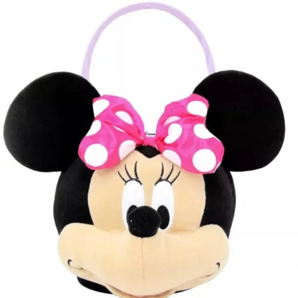 Disney Toddler Minnie Mouse Red Dress and Disney Minnie Mouse Bucket